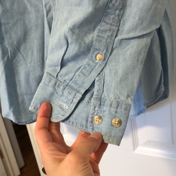 Vintage The Disney Catalog seven dwarfs denim button up size Large - Picture 6 of 8